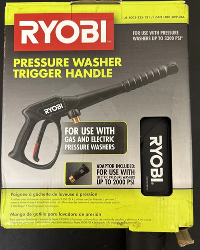 Ryobi 3,300 PSI Pressure Washer Trigger Gun Kit RY31001 SB6