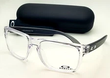 New Oakley HOLBROOK Rx Reading Glasses OX8156-0354 54-18 Clear Frames Eyeglasses