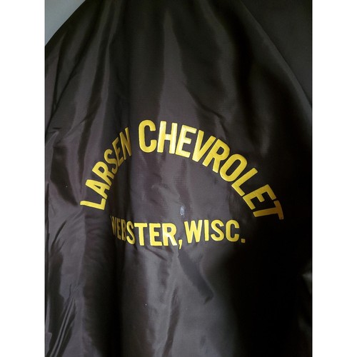 Vintage 70er Jahre Chevy Chevrolet Bomber Nylon Jacke / L / Racing Werbung - Bild 3 von 10