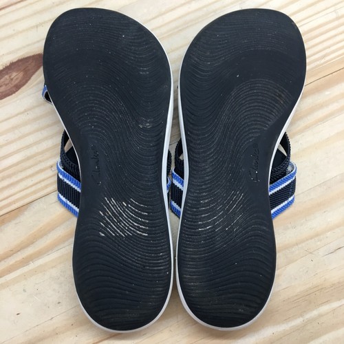 Clarks Sandalen Damen 11M Mira Isle Freizeit Kreuzriemen flache Pantoletten 26166246 blau - Bild 13 von 18