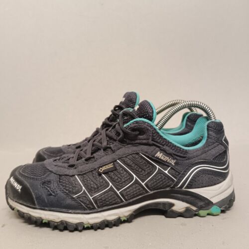 Meindl Caribe Lady GTX Graphite/green Women's Suede Synthetic Shoes Uk5 Eu38 - Picture 4 of 13