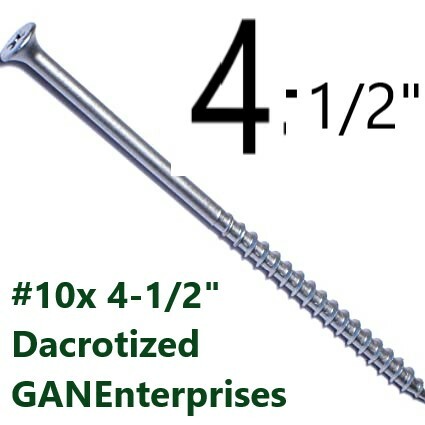 Phillips Bugle Head Coarse Thread Exterior wood/Deck Screws - Dacrotized 1" - 6" - Picture 44 of 56