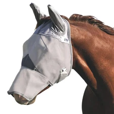 CASHEL Crusader Durable Soft Horse Fly Mask with Long Nose and Ears - All Sizes
