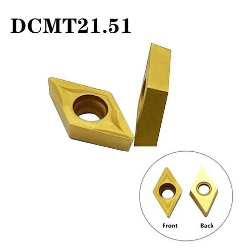 Set 4 inserti portautensili tornio 7 8 10 12 mm barra alesatrice DCMT070204 - Foto 5 di 12