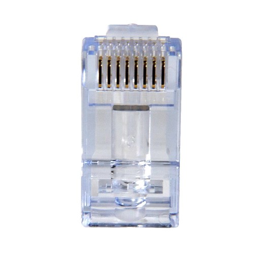 *CAJA ABIERTA* Platinum Tools® 202010J EZ-RJ45 Cat6+ conectores (frasco de 100) - Imagen 4 de 6
