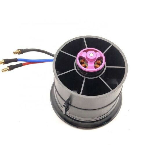 POWERFUN 70mm 12 Blade 2300KV EDF 6S LiPO con 80a esc 80 Amp Esc per Aereo RC JET - Foto 7 di 10