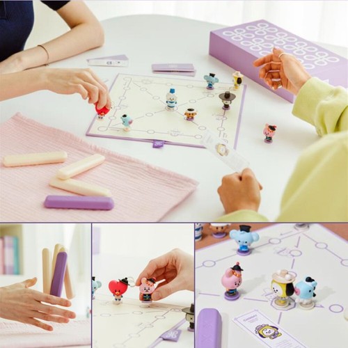 LINEFRIENDS X BT21 Official Goods Yut-nori Traditional Korean Board Game Set - Picture 2 of 15