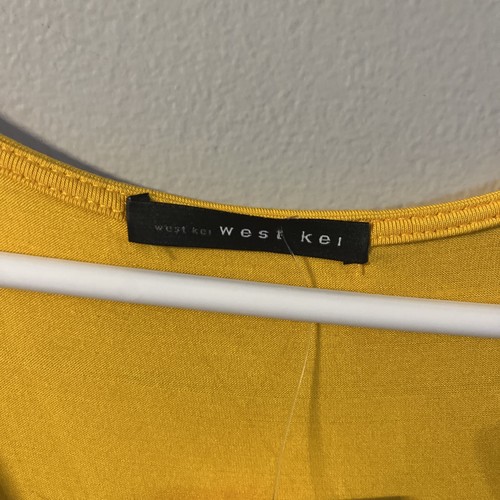 Nordstrom West Kel senfgelbes Sommerkleid neu mit Etikett Medium - Bild 4 von 9