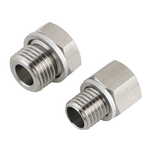 Adaptador de montaje de medidor de temperatura de refrigerante de presión de aceite intercambiable M12 M16 para LS1 4.8 5.3 6.0 - Imagen 6 de 7
