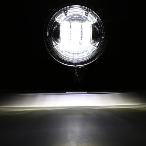 Motorcycle 4.5" LED Auxiliary Fog Passing Lights W/ Bracket for Harley - Picture 11 of 11