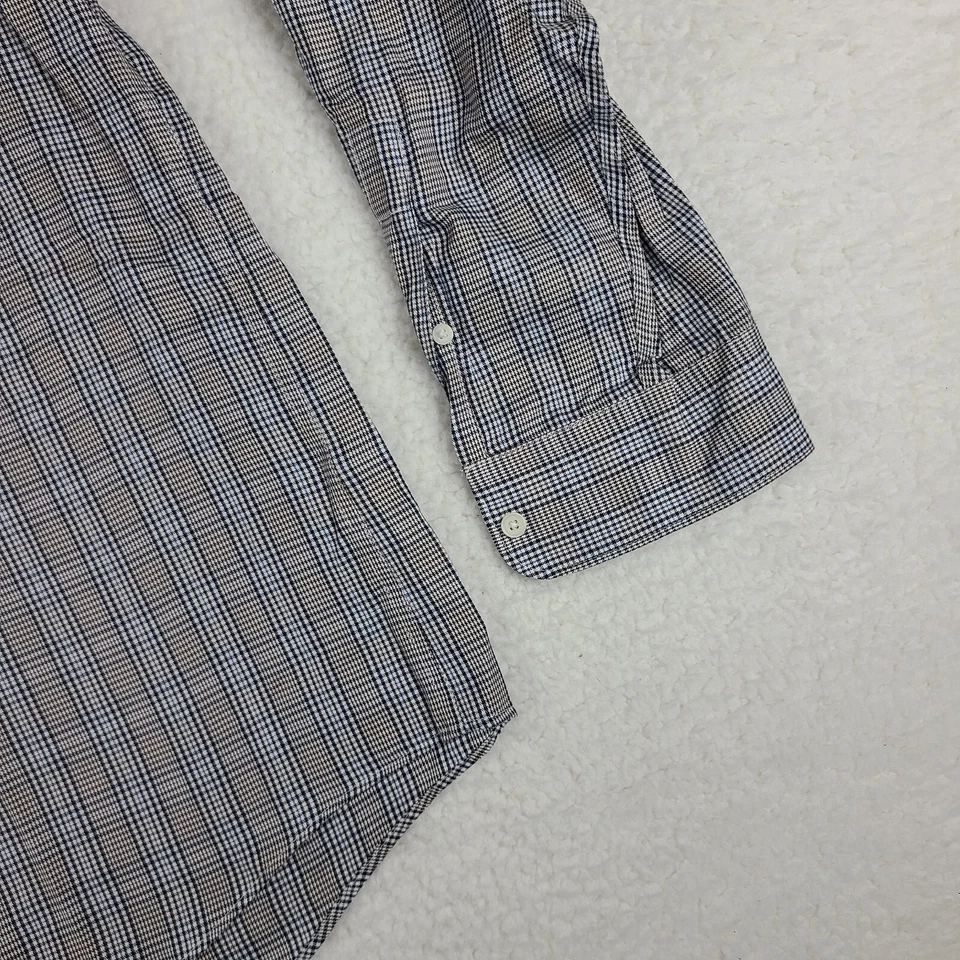 Camisa de vestir Jos A Bank Reserve para hombre 2XL XXL azul marrón ajuste a medida abotonada Foto 2 de 4