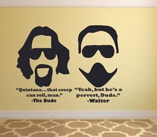 The Big Lebowski Show Walter Dude Vinyl Art Stickers For Home Room Walls Decal
