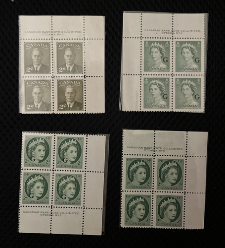 Lot von 9 Blöcken à 4 Kanada Briefmarken postfrisch (1, 2, 4, 5 Cent) - siehe Fotos - Bild 5 von 8