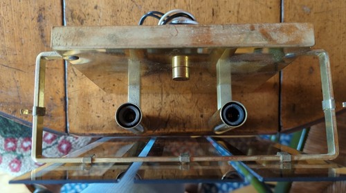 Vintage Triple Glass Hanging Panes Wall Sconce By Forecast Lighting Bath Hall  - Bild 4 von 7