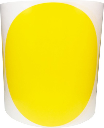Circle Color Coding Stickers | 6" Inches Round - 500 Pack | Pick One Color - Picture 6 of 28