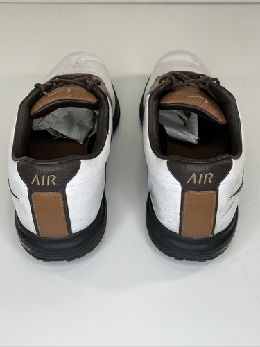 Nike Air Tour Saddle Golfschuhe Stollen weiß und braun Herren Größe 11 weiche Spikes - Bild 10 von 16