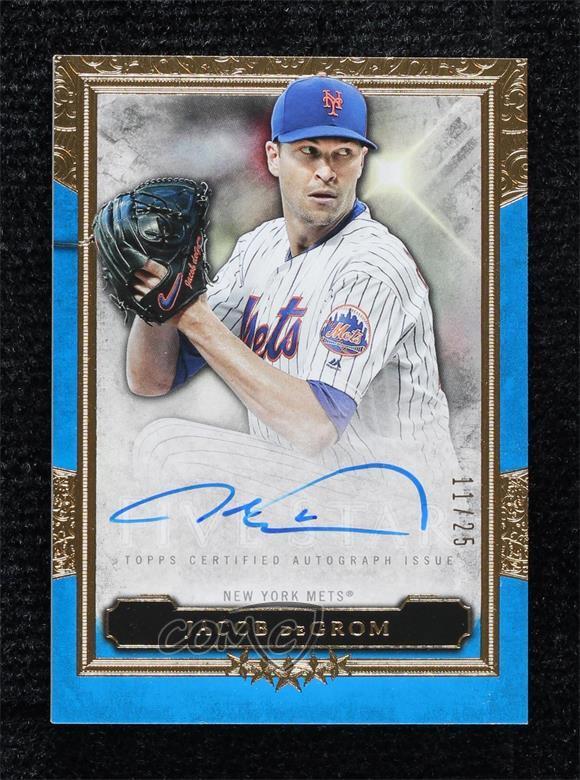 2020 Topps Five Star Auto Blue 11/25 Jacob deGrom #FSA-JD