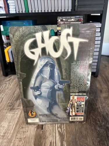 Dark Horse Comics Ghost 6" Action Figure and Comic 1998 Special Edition Metallic - Picture 2 of 3