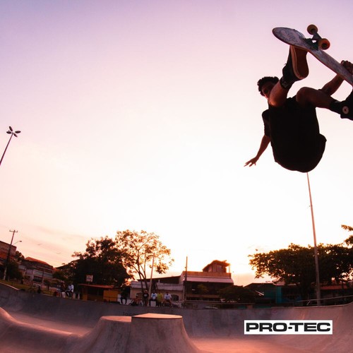 Pro-Tec Classic Skateboard Helm matt schwarz - Large - Bild 2 von 5