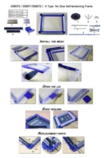 TECHTONGDA Screen Printing Self-tension Frame Manual Stretcher Recyclable Tool