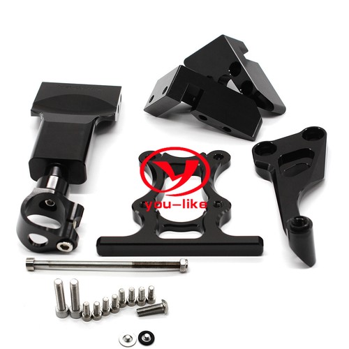 CNC Steering Damper Mounting Bracket Kits For MT07 FZ07 XSR 700 2015 2016 17-19 - Picture 14 of 21
