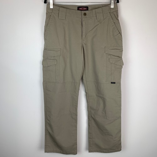 Tru Spec Combat Cargo Cotton Beige Pants Trousers Size Women's 10 31W - Picture 2 of 18