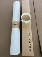 DYNADEX White/Velvet Non Slip PU Leather Desk Pad Protector Mat 31.5 X 15.7” New