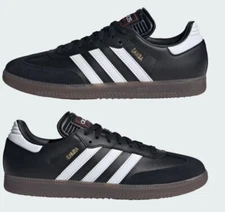 Women’s adidas Samba Indoor Soccer Shoes Black White Gum IH6000