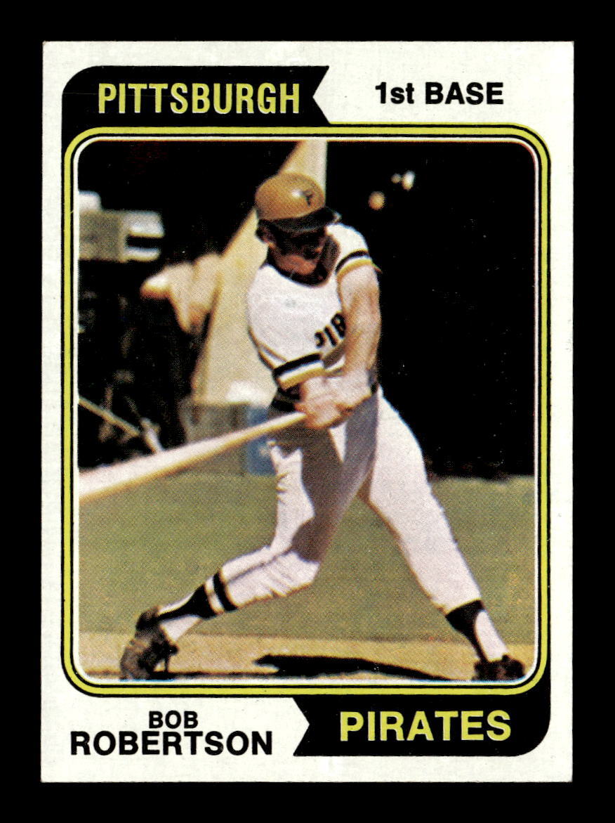 1974 Topps #540 Bob Robertson Pittsburgh Pirates NM Baseball Card *G574