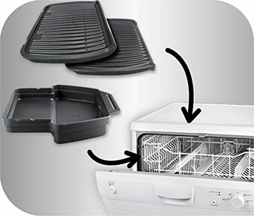 T-Fal GC7 Opti-Grill Indoor Electric Grill, 4-Servings, Automatic Sensor Cooking - Picture 6 of 6