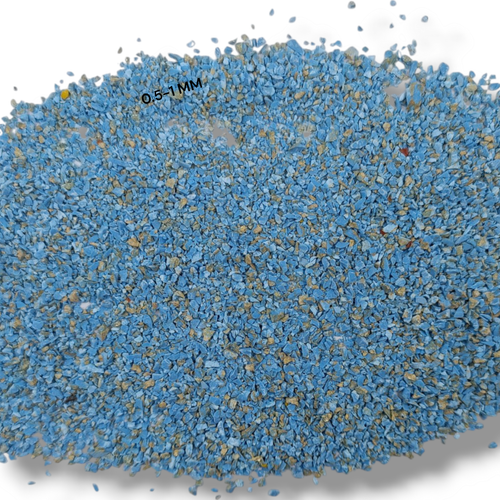 Piedra preciosa turquesa cobre azul triturado incrustación de madera gruesa piedra incrustación de curación - Imagen 9 de 42