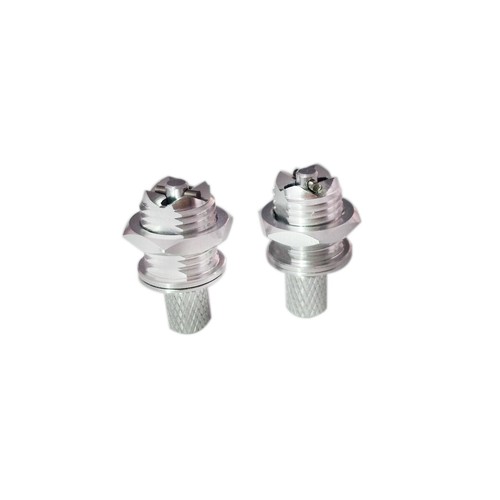1 Pair Aluminum Cowl Lock Push Button Latch Locks For RCModel 22x10mm 42x12mm - Picture 4 of 6