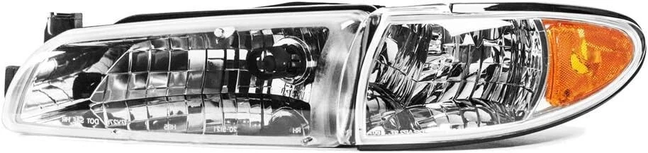 Headlights For Pontiac Grand Prix 1997 1998 1999 2000 2001 2002 2003 Pair Foto 3 de 4