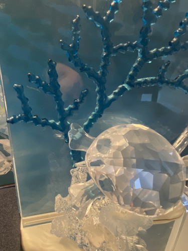 Swarovski Cristallo Meraviglie dell'Eternità del Mare Orig. Custodia, scatola, supporto e opuscolo - Foto 9 di 19