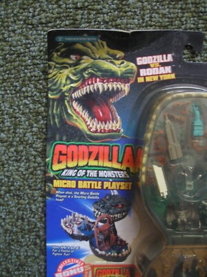 Rodan Import USA Zone1 希少盤 Rare New Godzilla vs Rodan in New York Micro Battle Playset