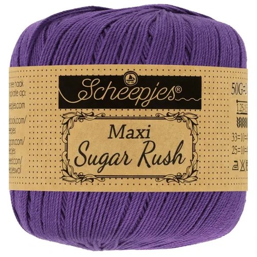 Maxi Sugar Rush Scheepjes Hilo de algodón mercerizado 50 g / 1,9 oz - 280 m / 306 años - Imagen 80 de 88