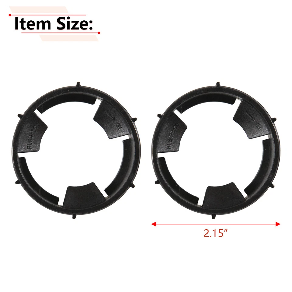 2x Headlight Lamp Bulb Socket Retainer Ring For Ford Lincoln Mercury F4DZ13N019A - Изображение 2 из 4