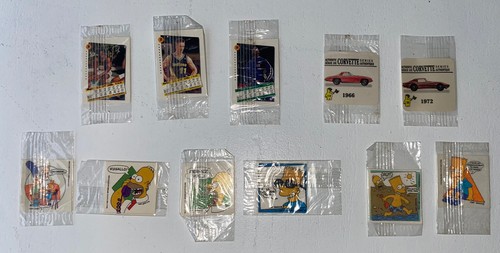 Lot of 11 Vintage 1990’s Hostess Mini Card Inserts! NBA, Simpsons, Cars, Rare! - Picture 4 of 4