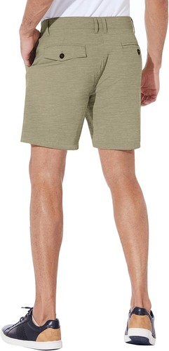 Pantalones Cortos Chinos Para Hombre Elásticos Frente Plano Ligeros Secado Rápido Calce Relajado Golf - Imagen 56 de 76