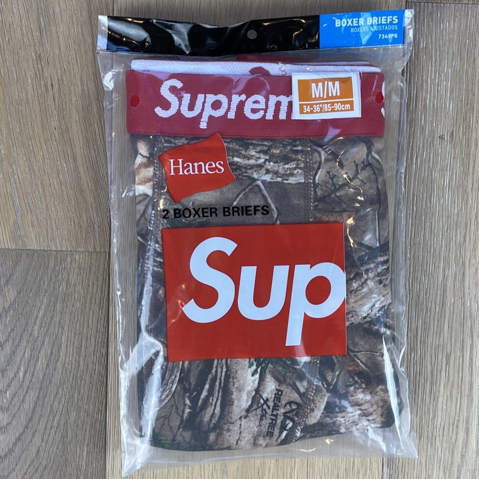 supreme ボクサーパンツSサイズ2枚 シュプリーム Hanes Boxer Brief S
