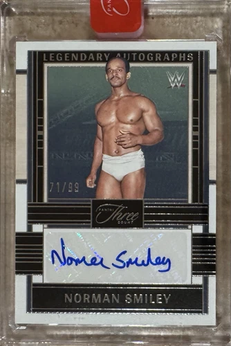2024 Panini Three Count WWE Norman Smiley Legendary Autographs 71/99 #LA-NSM