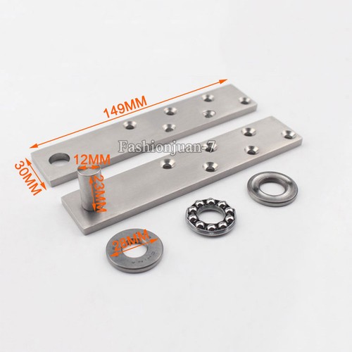 1Pair Stainless Steel Heavy Pivot Hinges 360° Rotary Door Hinges Install Up&Down - Imagen 6 de 10