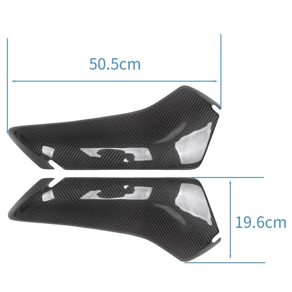 For Ducati 749 999 100% Carbon Fiber Spoiler Fxed Wind Winglets Gloss - Image 2 of 4