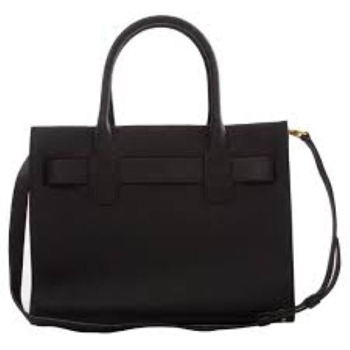 Tory Burch Gemini Link Women s Black Leather Tote Purse #42049 *NWOT* - Picture 4 of 5