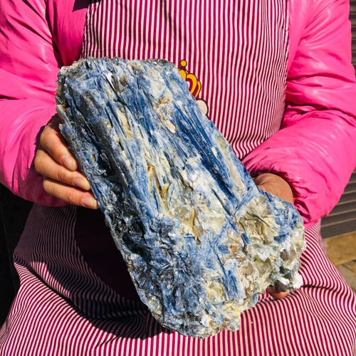Esemplare minerale cianite gemma ruvida cristallo blu naturale 10,58 libbre guarigione 324 - Foto 14 di 18