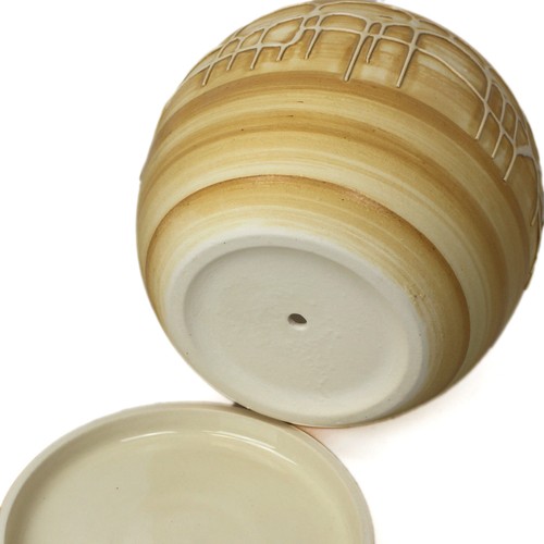 Pflanztopf Pflanzgefäß Blumentopf Blumen-Töpfe in 4-Größen - Kugel-Form -Toskana - Bild 7 von 11