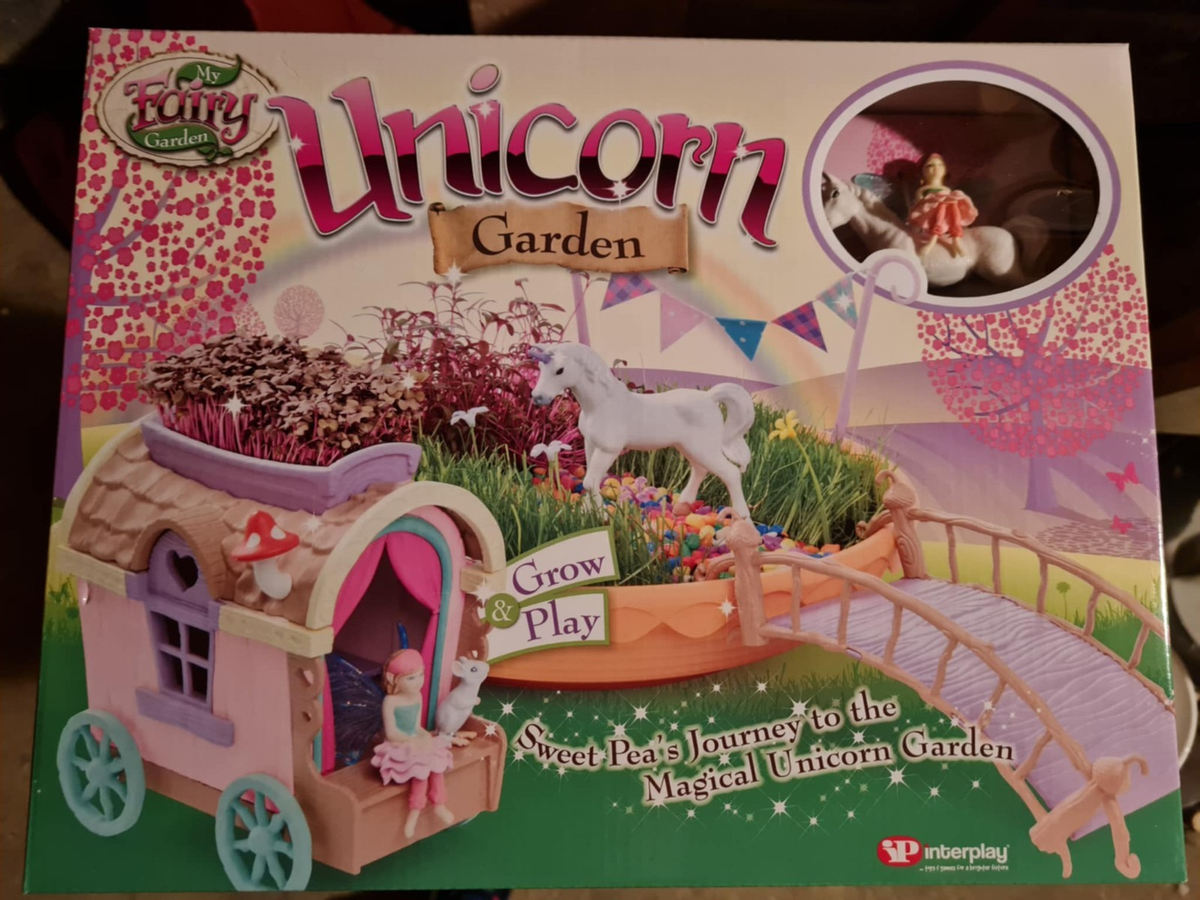 My Fairy Garden Unicorn Garden Grow Play Toy Set Brand New UK