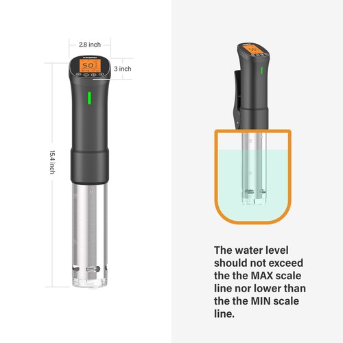 Inkbird WIFI Sous Vide Cooker Precision Timer CF Dry / Moist Vacuum Sealer Seal - Picture 54 of 59