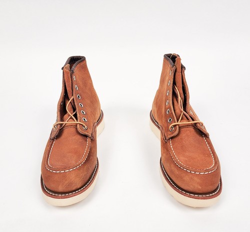 Punta Muleskinner Red Wing X J Crew 4524 sin usar RARA naranja quemada 8D EE. UU. 8 NUEVA EN CAJA COMO NUEVA - Imagen 5 de 8