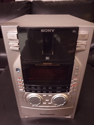 SONY DHC-MD555 - 5 MINIDISC, 5 CD CHANGER, AM/FM TUNER (MiniDisc